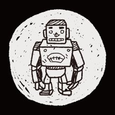 robot doodle N742