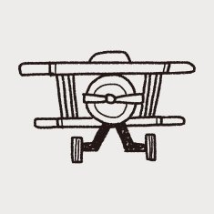Doodle Toy Plane N13
