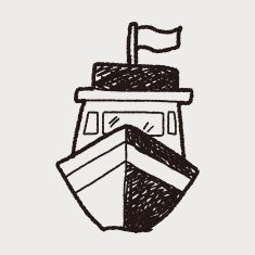 Boat doodle N96