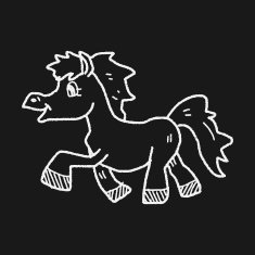 horse doodle N20