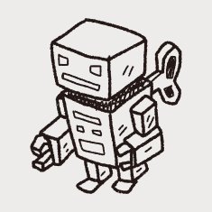 robot doodle N743