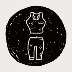sport clothes doodle N20