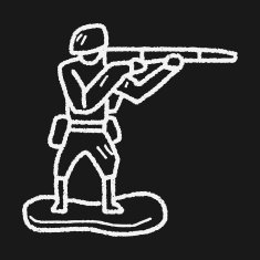 toy soldier doodle N20