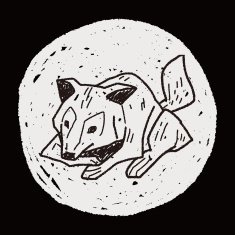 wolf doodle N7