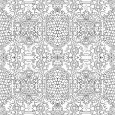 Black and white seamless pattern N6