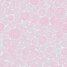 Vector seamless hand drawn swirls pattern