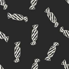 candy doodle drawing seamless pattern background N18