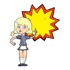 Cartoon Waitress N53