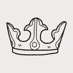 crown doodle N50