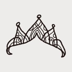crown doodle N51
