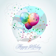 Happy Birthday Balloons N57