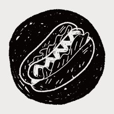 Doodle Hot Dog N13