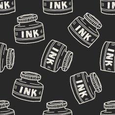 ink doodle seamless pattern background N2