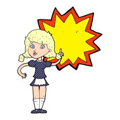 Cartoon Waitress N54