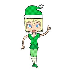 santa's helper cartoon N24