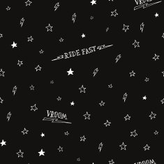 Hand drawn background biker pattern