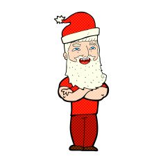 Cartoon Santa Claus N500