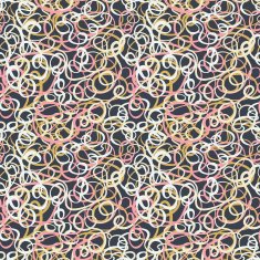 Seamless abstract curly wave pattern N9