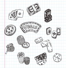 doodle casino icons