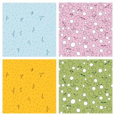 Happy feet seamless pattern