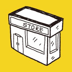 shop store doodle drawing N37