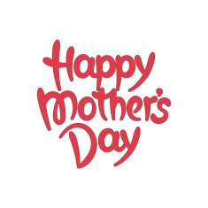 "Happy mother's day" hand-drawn lettering N3