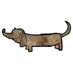 cartoon cute little dog N15