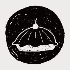 pie food doodle N7