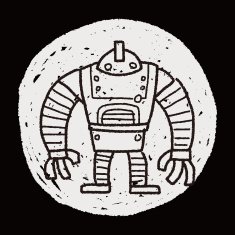 robot doodle N753