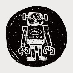 robot doodle N754