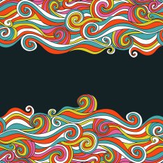 colorful abstract hand-drawn pattern N8