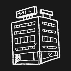 shop mall doodle drawing N7