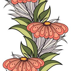 Vector seamless floral pattern N182