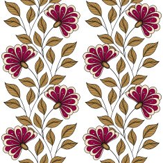Vector seamless floral pattern N183