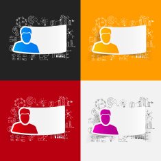 drawing business formulas man N15