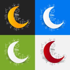 Drawing business formulas moon N28