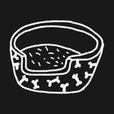 doodle dog bed N14