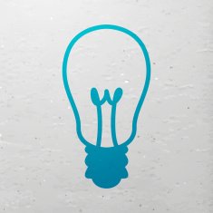Vector light bulb icon N4