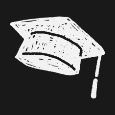 graduation hat doodle N4