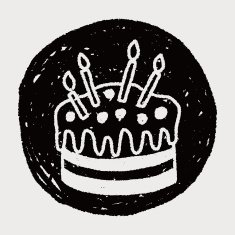 doodle cake N226