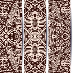 Abstract vintage ethnic banner
