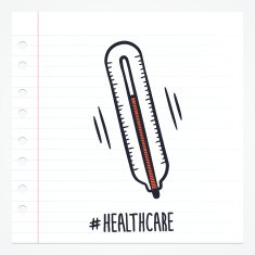 Doodle Thermometer Icon