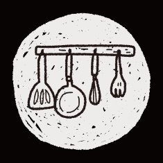 kitchen tool doodle N7
