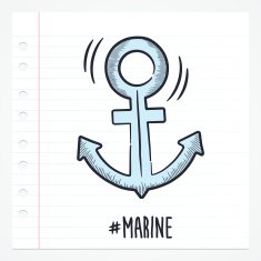 Doodle Anchor Icon