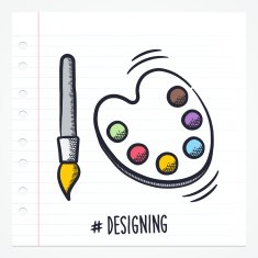Doodle Brush and Palette