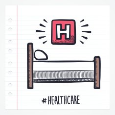 Doodle Hospital Bed