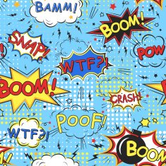 collection of multicolored comic sound effects N3