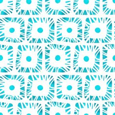 Abstract geometric watercolor seamless pattern