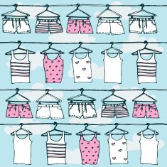 Clothes On Hangers N3