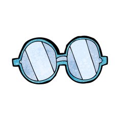Cartoon Glasses N77